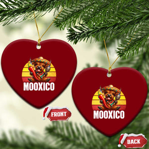 Funny Highland Cow MooXico Ceramic Ornament Cinco De Mayo Fiesta Party TS12 Print Your Wear