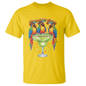 Cinco De Mayo Summer Party T Shirt Funny Parrots Drinking Margaritas TS12 Daisy Print Your Wear