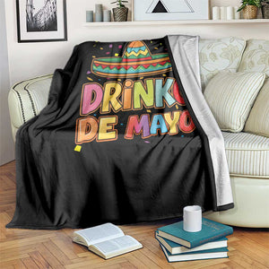 Funny Cinco De Mayo Day Drinking Fiesta Party Throw Blanket Drinko De Mayo TS12 Print Your Wear