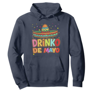 Funny Cinco De Mayo Day Drinking Fiesta Party Hoodie Drinko De Mayo TS12 Navy Print Your Wear