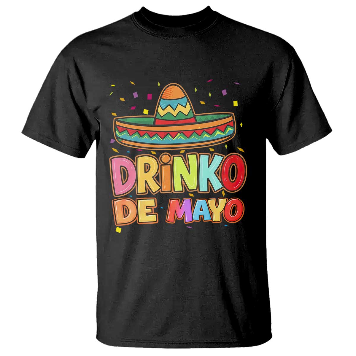 Funny Cinco De Mayo Day Drinking Fiesta Party T Shirt Drinko De Mayo TS12 Black Print Your Wear