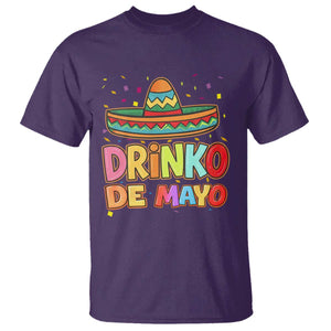 Funny Cinco De Mayo Day Drinking Fiesta Party T Shirt Drinko De Mayo TS12 Purple Print Your Wear