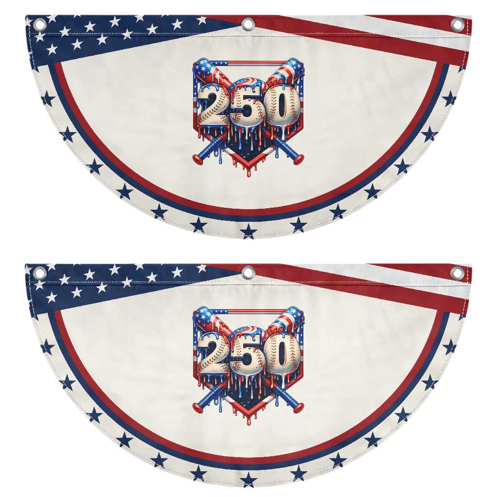 Baseball Drip Graphic Patriotic Fan Flag USA 250th Anniversary Gift TS12 2pcs pack Classic Beige Print Your Wear