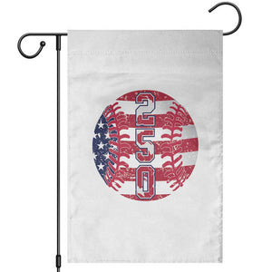 USA 250th Anniversary Baseball Garden Flag Patriotic Athlete Gift TS12 White Print Your Wear