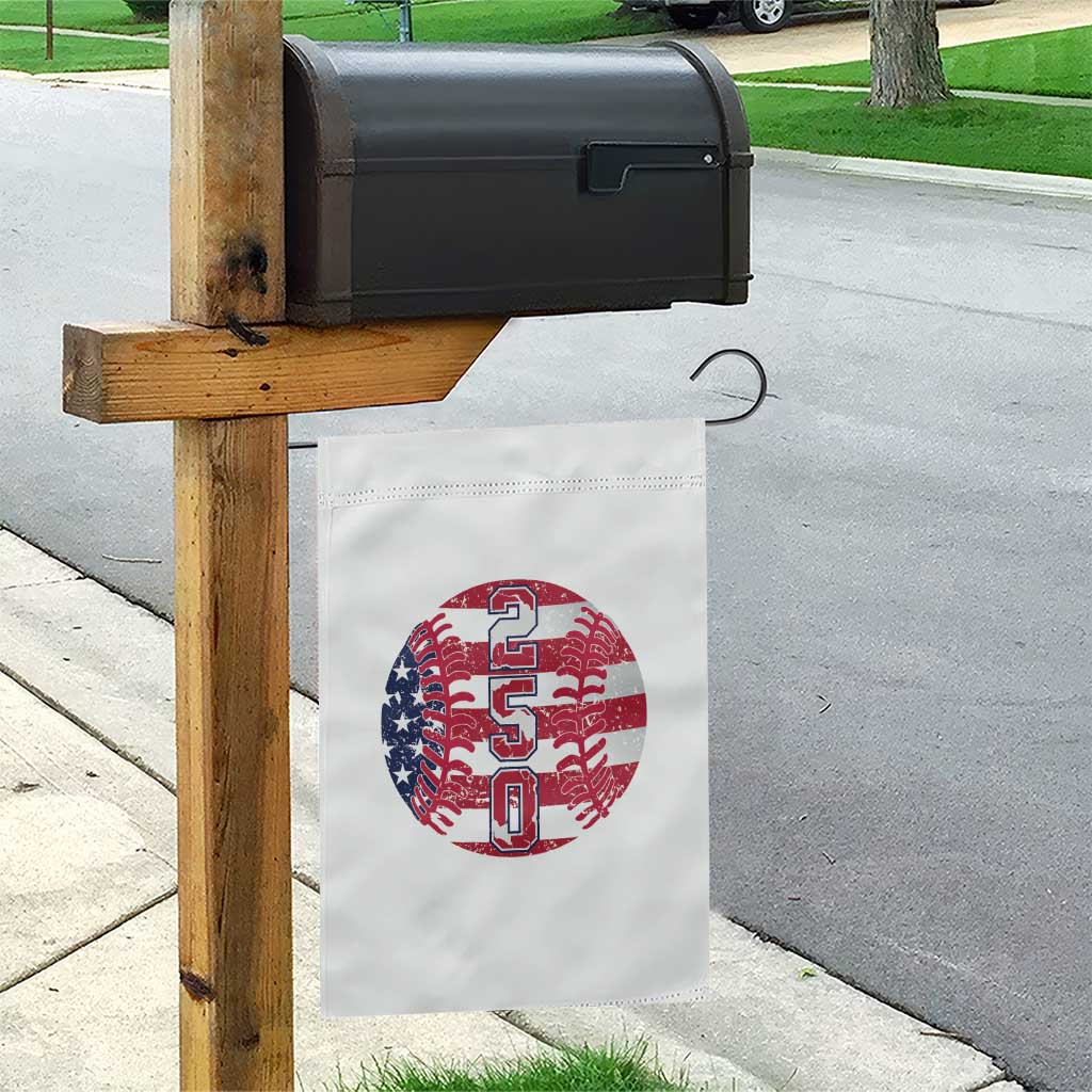 USA 250th Anniversary Baseball Garden Flag Patriotic Athlete Gift TS12 Print Your Wear