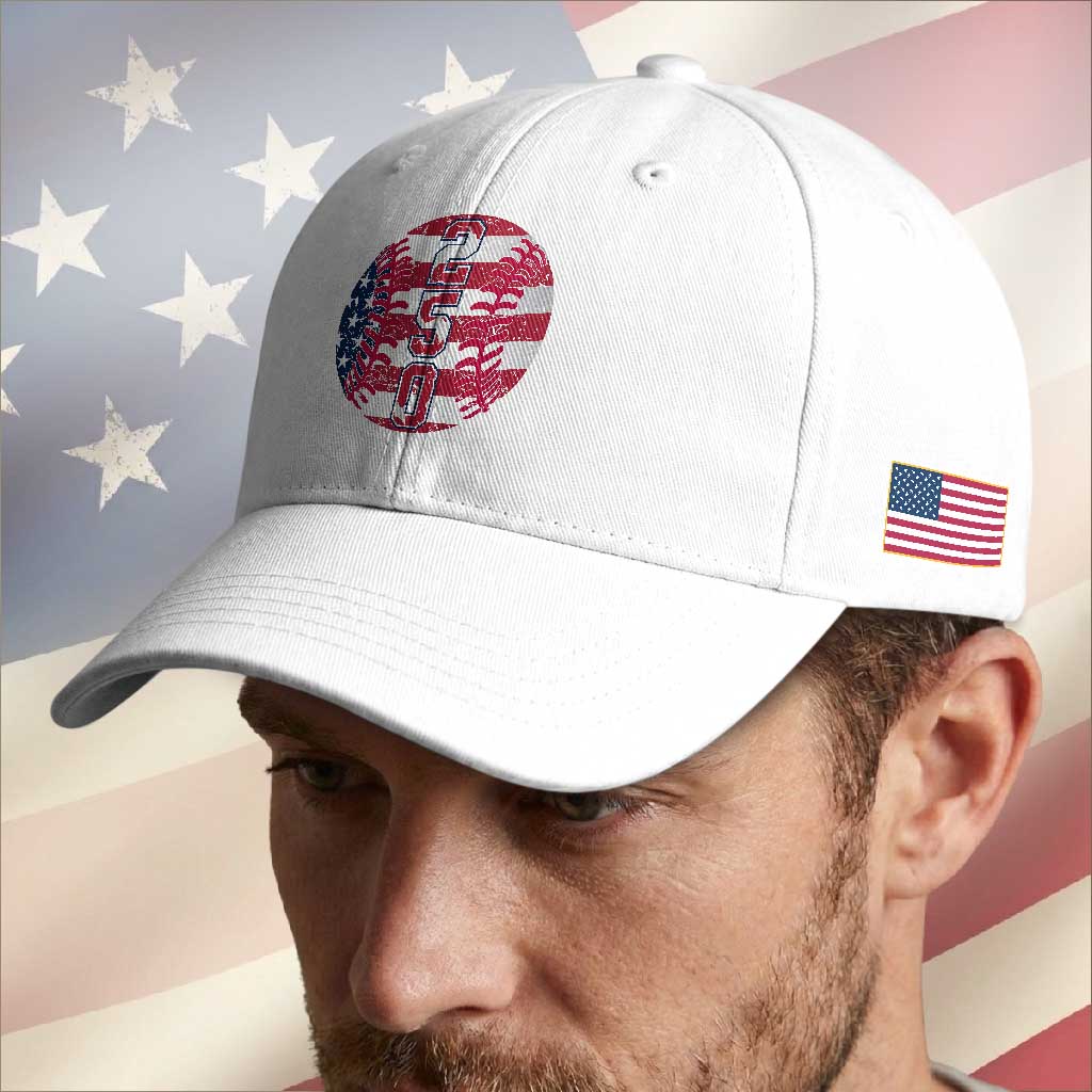 USA 250th Anniversary Baseball Baseball Cap Patriotic Athlete Gift TS12 Print Your Wear