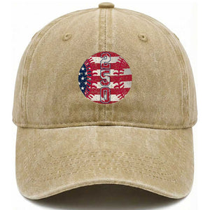 USA 250th Anniversary Baseball Washed Cotton Baseball Cap Patriotic Athlete Gift TS12 Print Your Wear