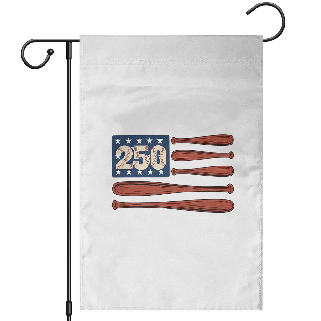 USA Flag Baseball Garden Flag 250th Anniversary Sports Gift TS12 White Print Your Wear