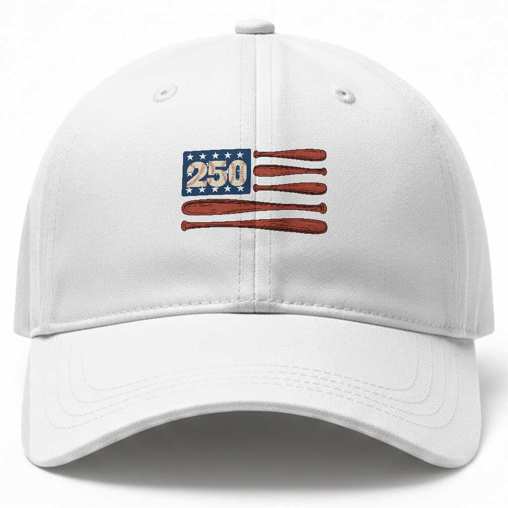 USA Flag Baseball Baseball Cap 250th Anniversary Sports Gift TS12 Print Your Wear