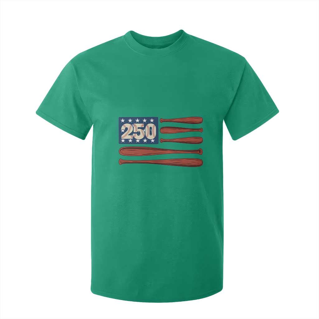 USA Flag Baseball T Shirt For Kid 250th Anniversary Sports Gift TS12 Irish Green Print Your Wear