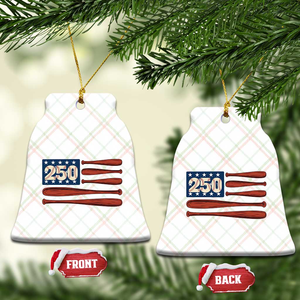 USA Flag Baseball Ceramic Ornament 250th Anniversary Sports Gift TS12 Print Your Wear