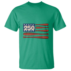 USA Flag Baseball T Shirt 250th Anniversary Sports Gift TS12 Irish Green Print Your Wear