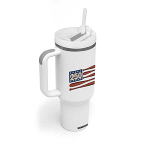 USA Flag Baseball Tumbler With Handle 250th Anniversary Sports Gift TS12 Print Your Wear
