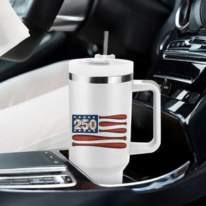 USA Flag Baseball Tumbler With Handle 250th Anniversary Sports Gift TS12 Print Your Wear