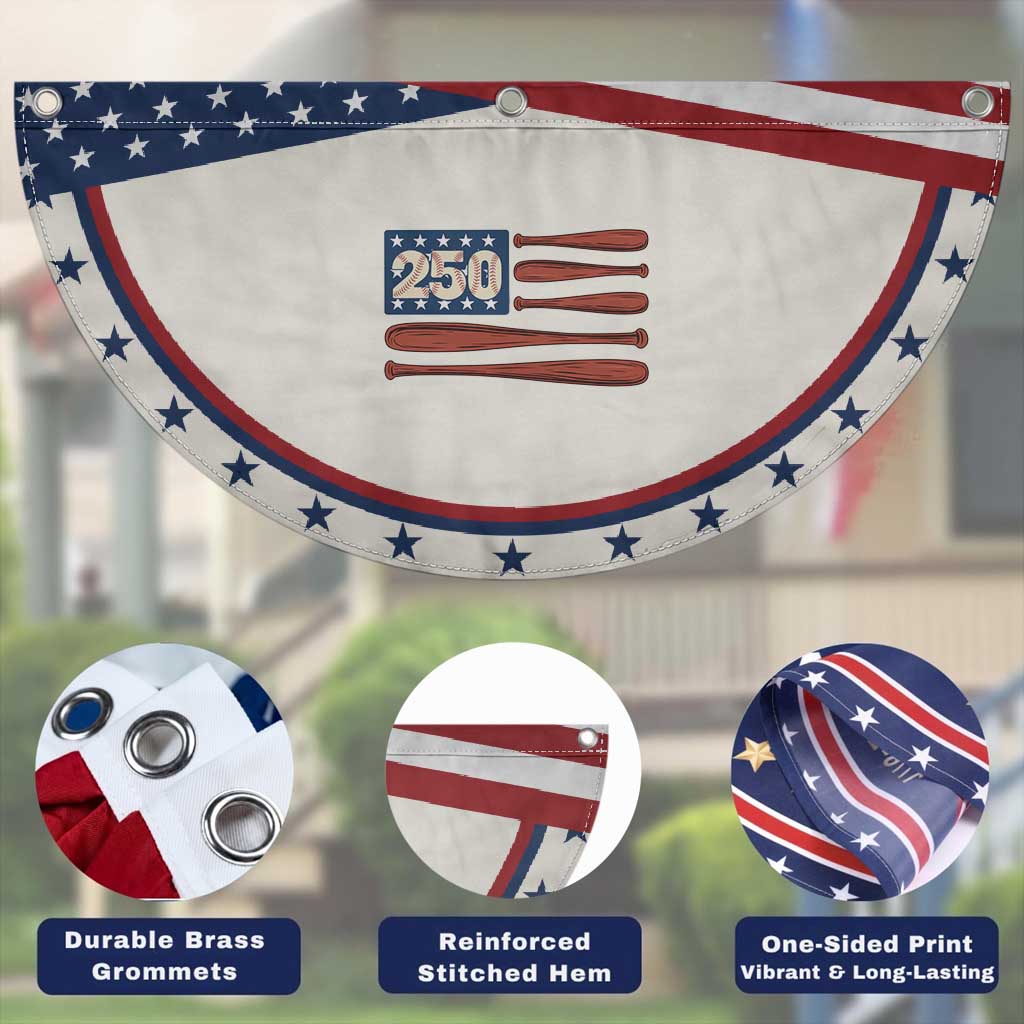 USA Flag Baseball Patriotic Fan Flag USA 250th Anniversary Gift TS12 Print Your Wear