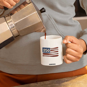 USA Flag Baseball Coffee Mug 250th Anniversary Sports Gift TS12 Print Your Wear