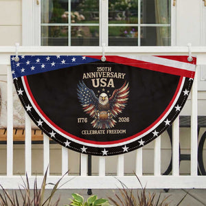 Bald Eagle Football Patriotic Fan Flag USA 250th Anniversary Gift TS12 2pcs pack Classic Black Print Your Wear