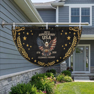 Bald Eagle Football Patriotic Fan Flag USA 250th Anniversary Gift TS12 2pcs pack Vintage Black Print Your Wear