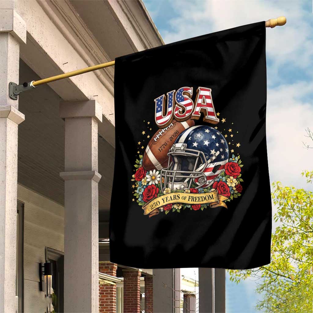 Patriotic Floral Baseball Garden Flag USA 250th Anniversary Gift TS12 Print Your Wear
