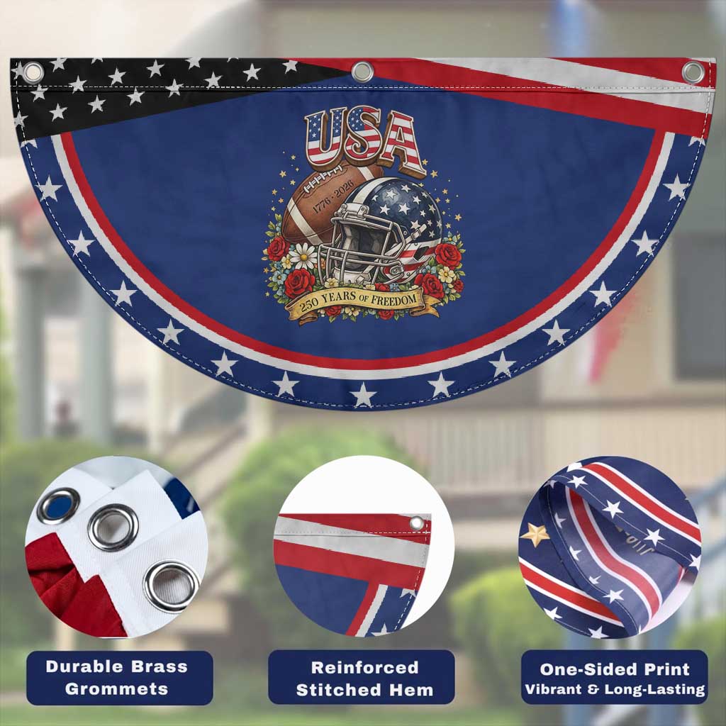 Floral Baseball Graphic Patriotic Fan Flag USA 250th Anniversary Gift TS12 Print Your Wear