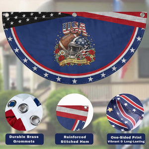 Floral Baseball Graphic Patriotic Fan Flag USA 250th Anniversary Gift TS12 Print Your Wear