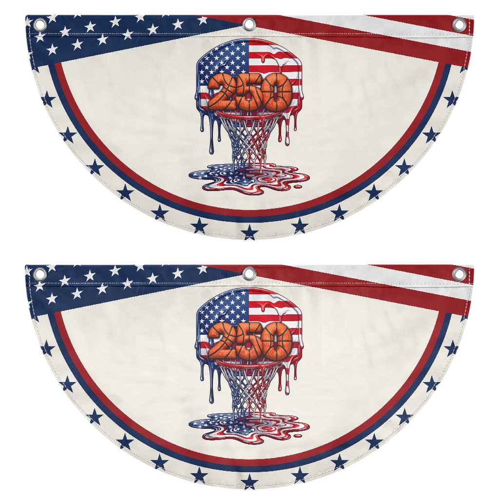 Basketball Drip Patriotic Fan Flag USA 250th Anniversary Gift TS12 2pcs pack Classic Beige Print Your Wear