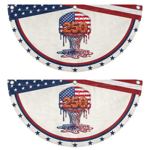 Basketball Drip Patriotic Fan Flag USA 250th Anniversary Gift TS12 2pcs pack Classic Beige Print Your Wear