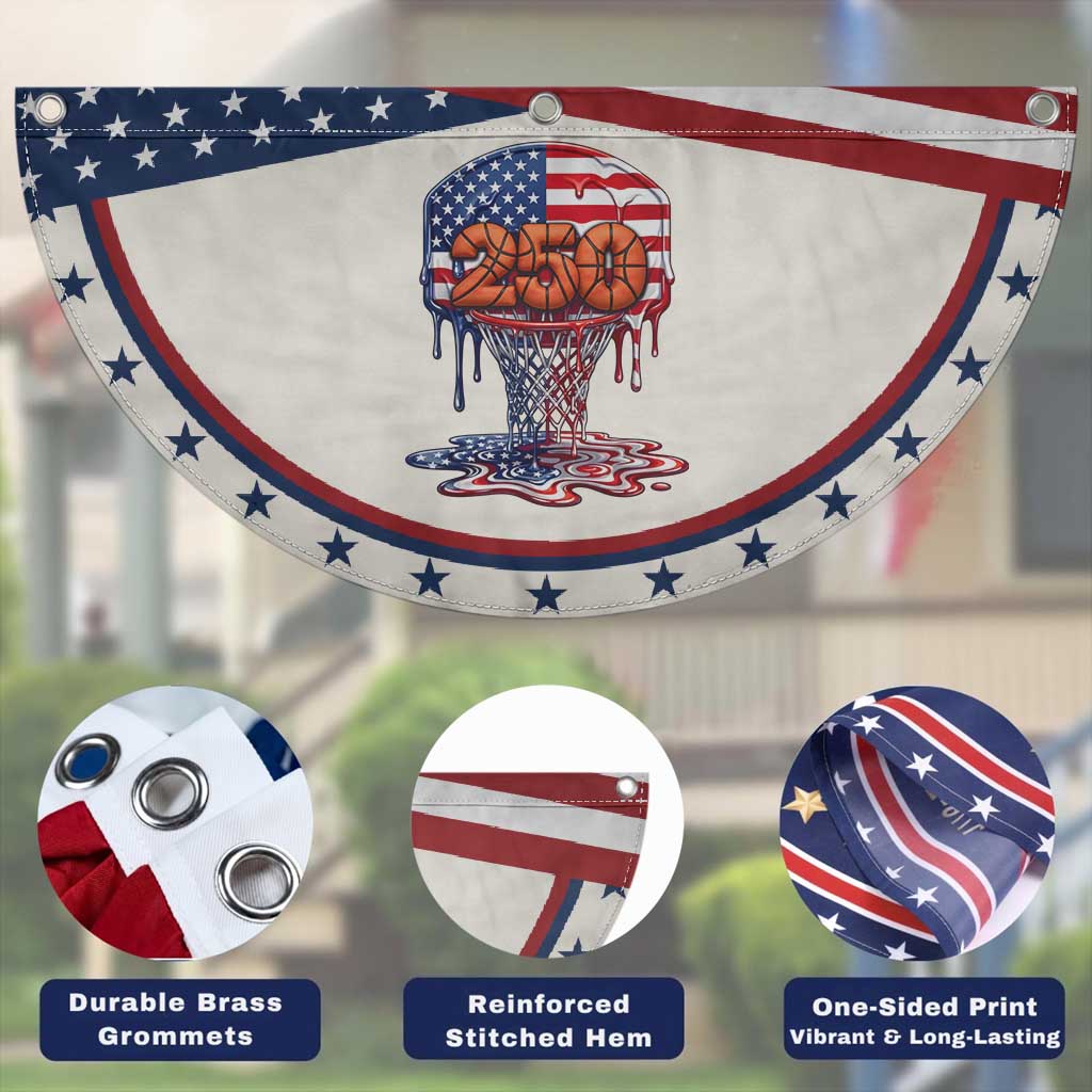 Basketball Drip Patriotic Fan Flag USA 250th Anniversary Gift TS12 Print Your Wear