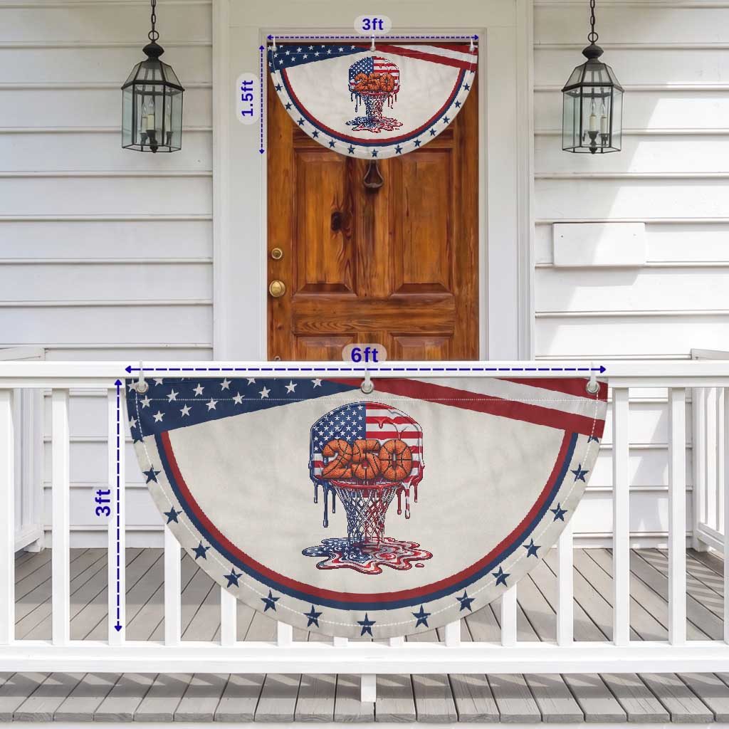 Basketball Drip Patriotic Fan Flag USA 250th Anniversary Gift TS12 Print Your Wear