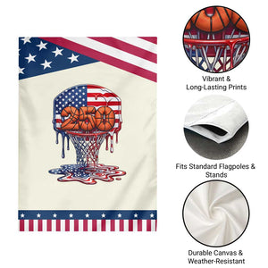 Basketball Drip Patriotic Garden Flag USA 250th Anniversary Gift TS12 Print Your Wear