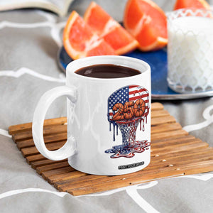 Patriotic Basketball Drip Coffee Mug USA 250th Anniversary Gift TS12 Print Your Wear
