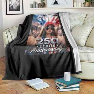 Funny Doll Face Meme 4th Of July Throw Blanket USA Freedom Jet Fighter Graphic TS12 Print Your Wear