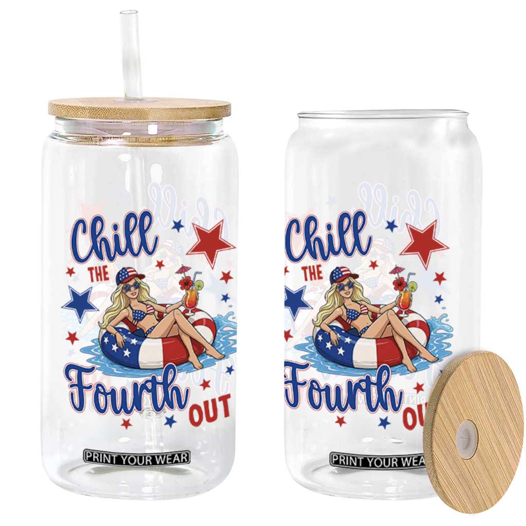 Funny Doll Face Meme 4th Of July Glass Can Chill The Fourth Out TS12 Print Your Wear