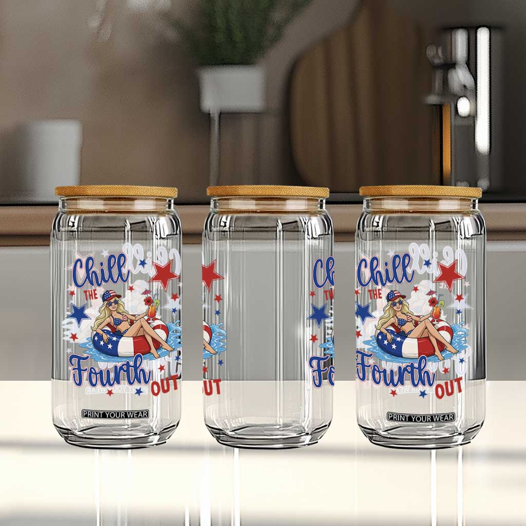 Funny Doll Face Meme 4th Of July Glass Can Chill The Fourth Out TS12 Print Your Wear
