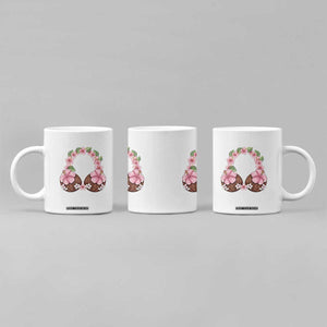 Hibiscus Flower Coconut Bra Coffee Mug Tropical Summer Graphic TS12 Print Your Wear