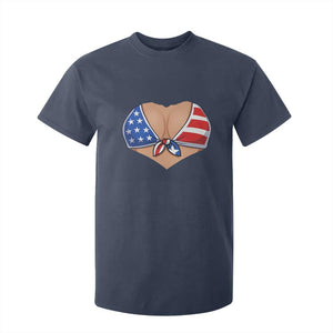 American Flag Bikini T Shirt For Kid Patriotic Summer Vacation Gift TS12 Navy Print Your Wear