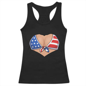 American Flag Bikini Racerback Tank Top Patriotic Summer Vacation Gift TS12 Black Print Your Wear