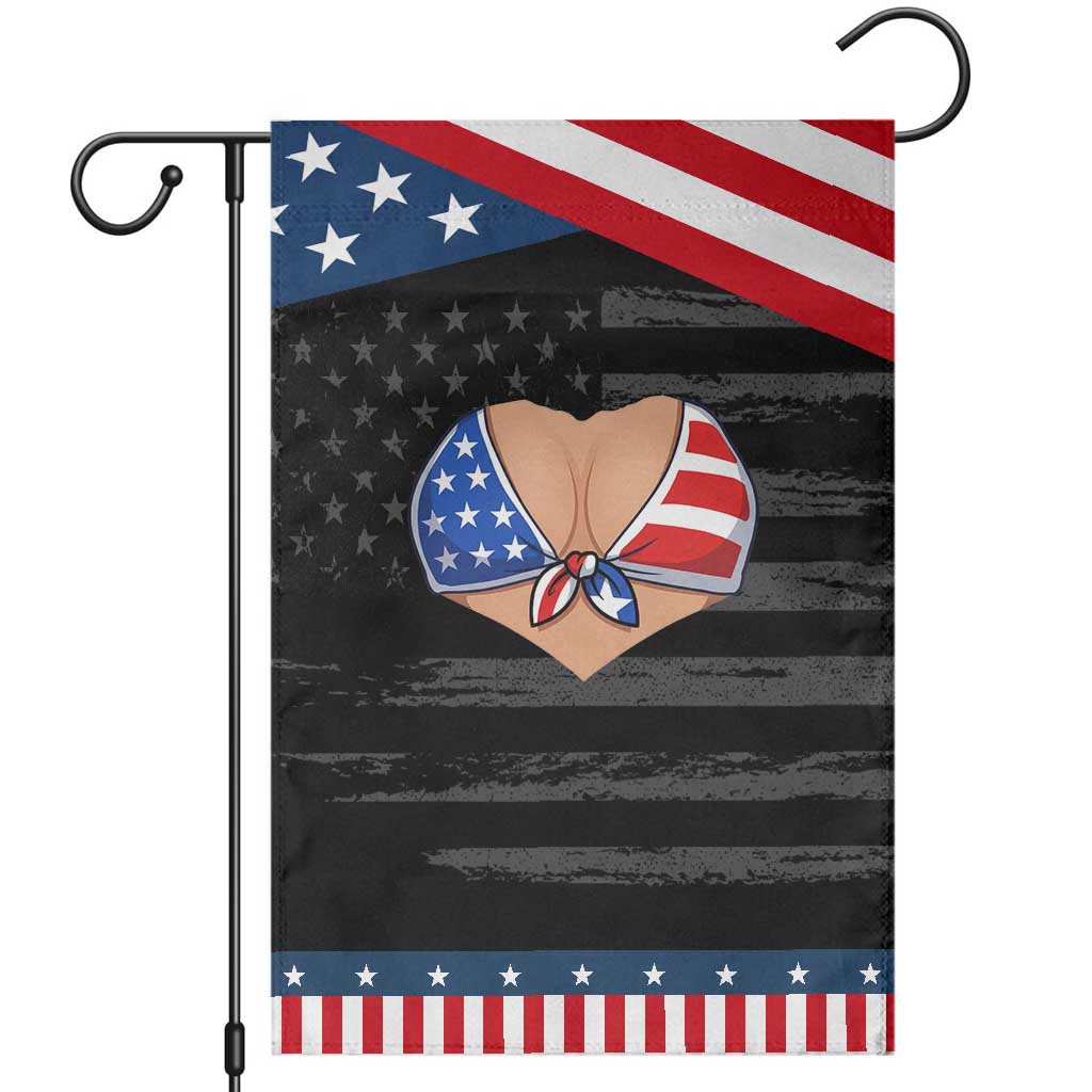 American Flag Bikini Patriotic Garden Flag Summer Vacation Gift TS12 Distressed Black Blue Print Your Wear