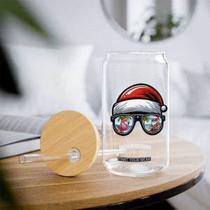 Funny Santa Sunglasses Glass Can Beach Christmas Vacation Graphic TS12 Print Your Wear