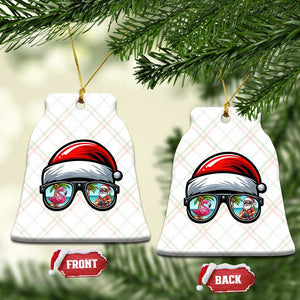 Funny Santa Sunglasses Ceramic Ornament Beach Christmas Vacation Graphic TS12 Print Your Wear