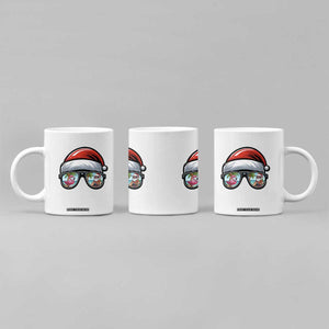Funny Santa Sunglasses Coffee Mug Beach Christmas Vacation Graphic TS12 Print Your Wear