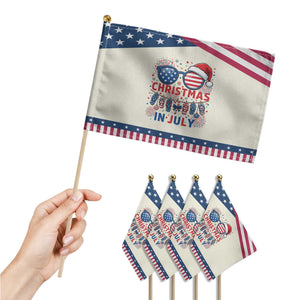 USA Sunglasses Christmas In July Graphic Patriotic Handheld Flag TS12 Print Your Wear