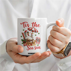 Funny Christmas In July Goose Coffee Mug Tropical Summer Beach Party TS12 Print Your Wear