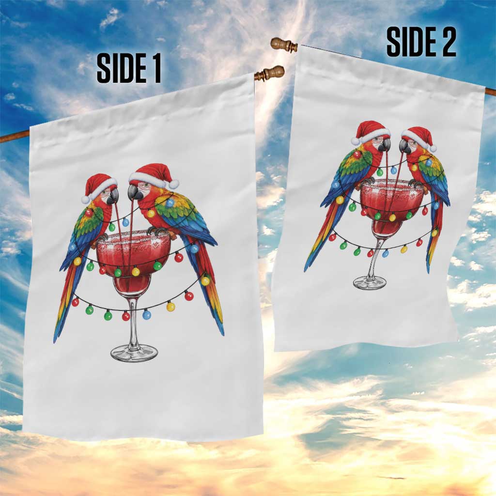 Christmas In July Parrots Garden Flag Summer Beach Party Gift TS12 Print Your Wear