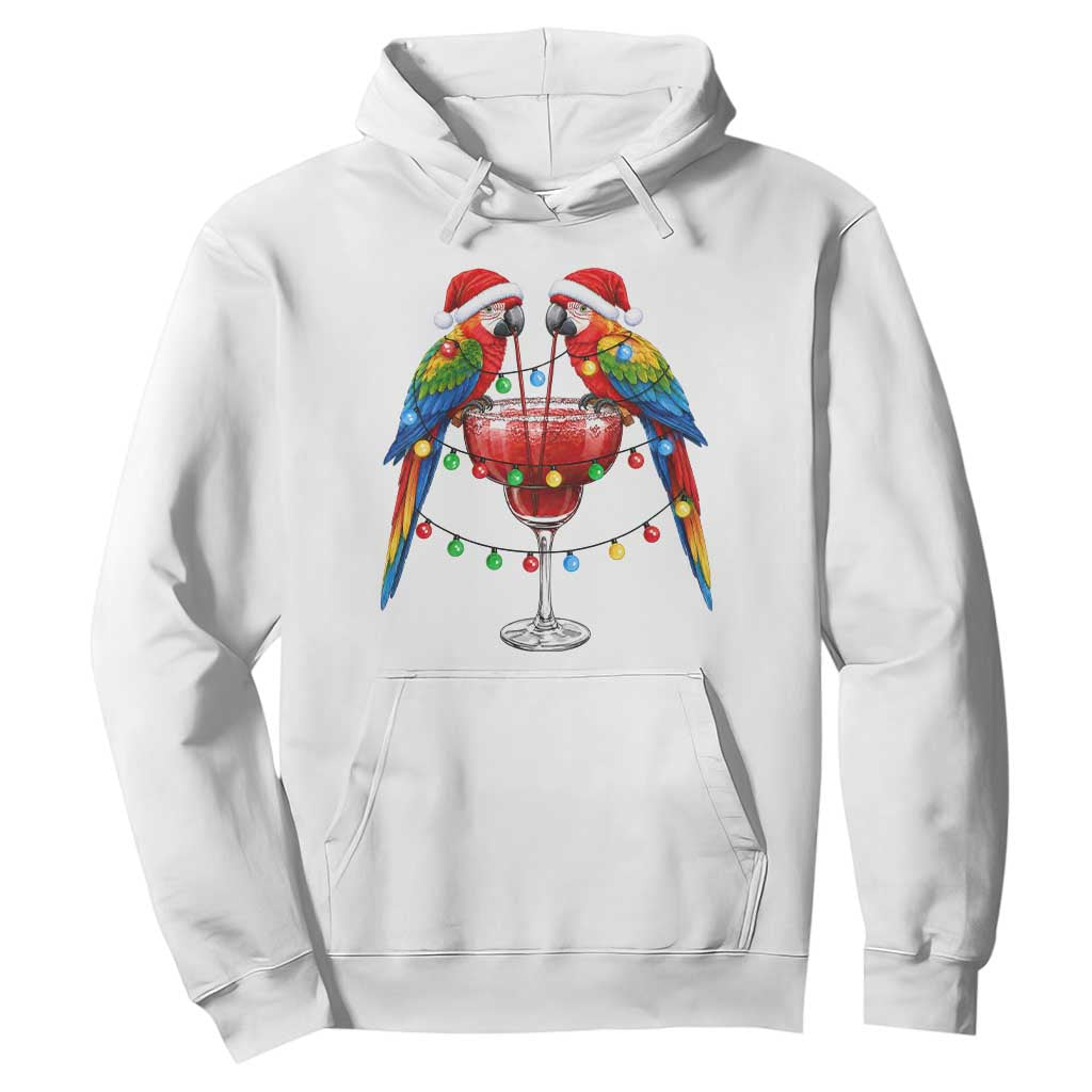 Christmas In July Parrots Hoodie Summer Beach Party Gift TS12 White Print Your Wear