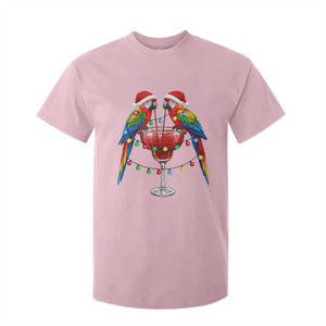 Christmas In July Parrots T Shirt For Kid Summer Beach Party Gift TS12 Light Pink Print Your Wear