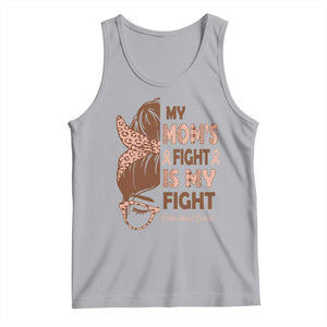 Endometrial Cancer Support Tank Top My Moms Fight My Fight TS12 Athletic Heather Print Your Wear