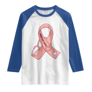 Endometrial Cancer Healthcare Warrior Raglan Shirt Peach Stethoscope Nurse TS12 White Royal Print Your Wear