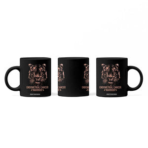 Endometrial Cancer Warrior Tiger Coffee Mug Strength Courage Hope TS12 Print Your Wear
