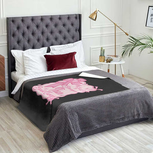 My God Is Stronger Than Breast Cancer Throw Blanket Christian Support Gift TS12 Print Your Wear